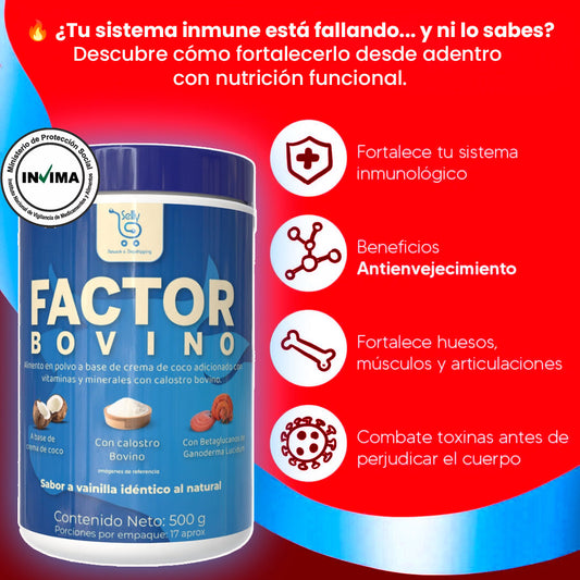 Factor Bovino: Refuerza Tu Energía y Salud